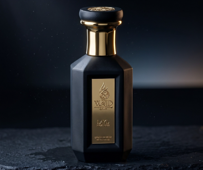WAJD LAYL editorial lifestyle image — night oud Extrait de Parfum Qatar