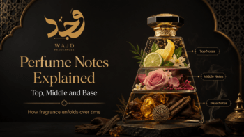 Perfume notes explained: top, middle, and base bottle layers