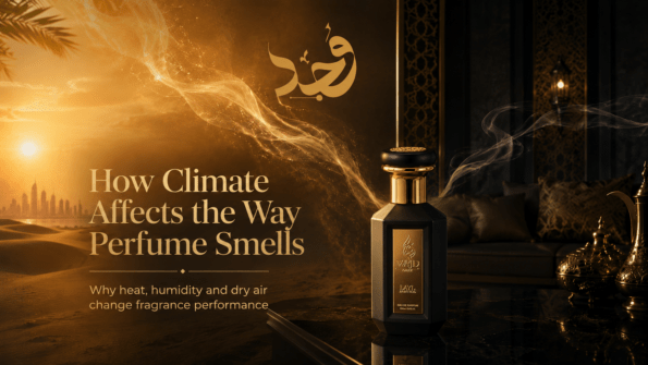 How climate affects perfume shown through heat and scent